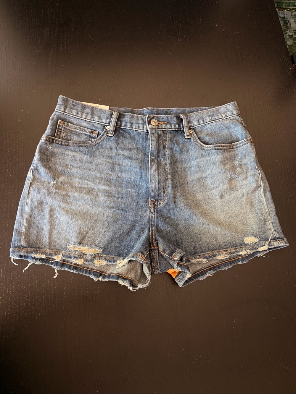 Uniqlo Light Blue Distressed Denim Shorts new with tags size 30